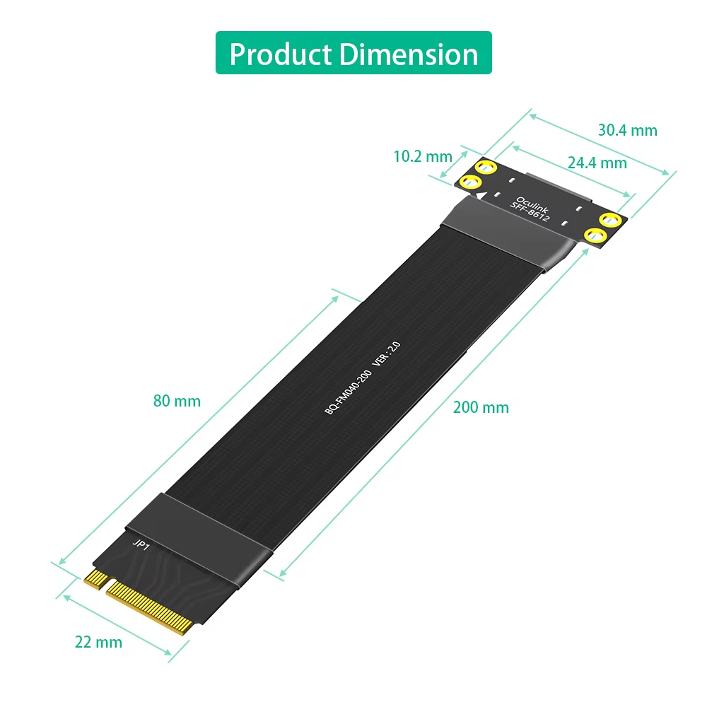 M.2 NVME to Oculink 4i Extensi - đánh giá và giá Oculink Egpu Mini Pc