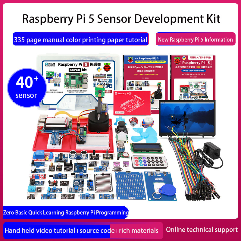 Raspberry Pi 5 Sensor Developm - đánh giá và giá Raspberry Pi 5 8Gb Board